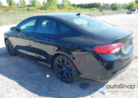 2015 Chrysler 200 S z USA, uszkodzony, nr VIN 1C3CCCDG3FN615834